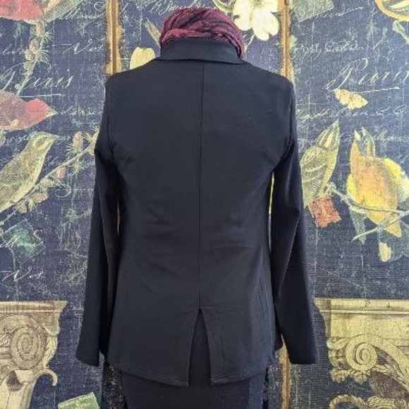 New Elegant Handmade T Tahari Black Jacket - XS - Enhanced by Enchantika - Picture 3 of 6